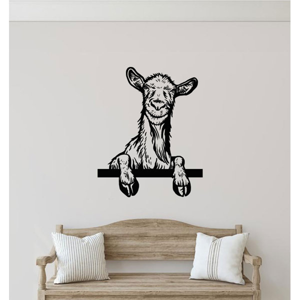 Gracie Oaks Goat Wall Decal Wayfair